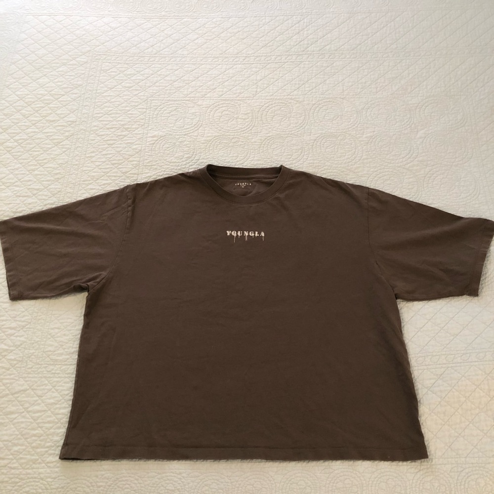 YoungLA drip logo tee. Size XL.